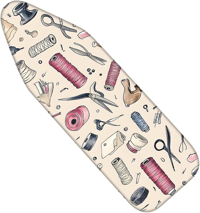 Nuxovilar Ironing Board Cover Needle Cotton 15x54 Inches | Ironing Board Cover by Nuxovilar