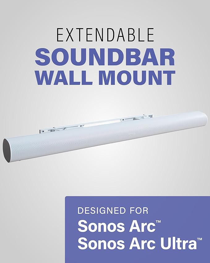 SANUS Extendable Soundbar Wall Mount - Image 2