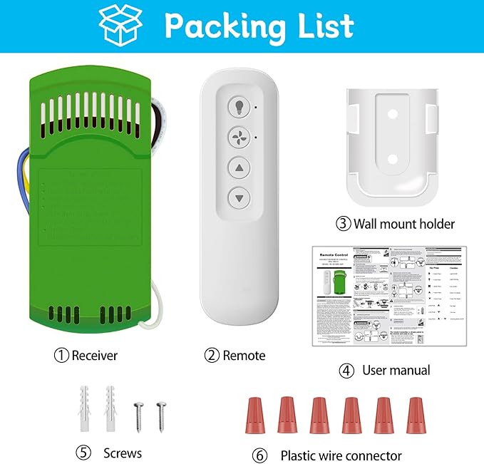 Ceiling Fan Remote Control Kit - Image 7