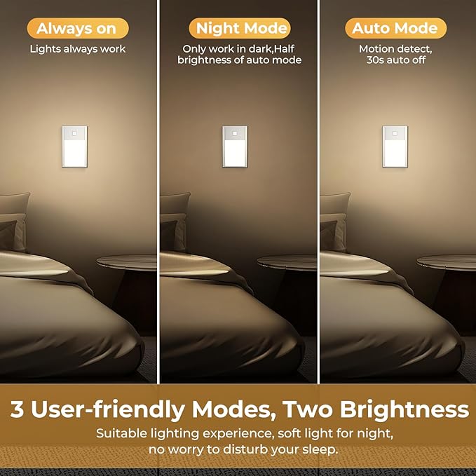 VST Motion Sensor Step Night Light, Rechargeable Battery Powered Led Light - Image 3