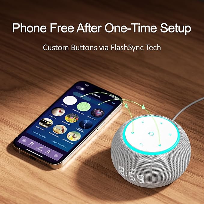 Hotmoon Alarm Clock with Sound Machine - Image 8
