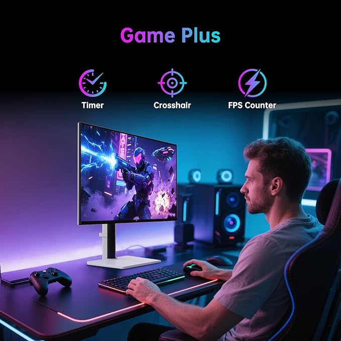 KTC 27 Inch 4K Gaming Monitor, Dual Mode UHD 160Hz & FHD 320Hz, Fast IPS - Image 8