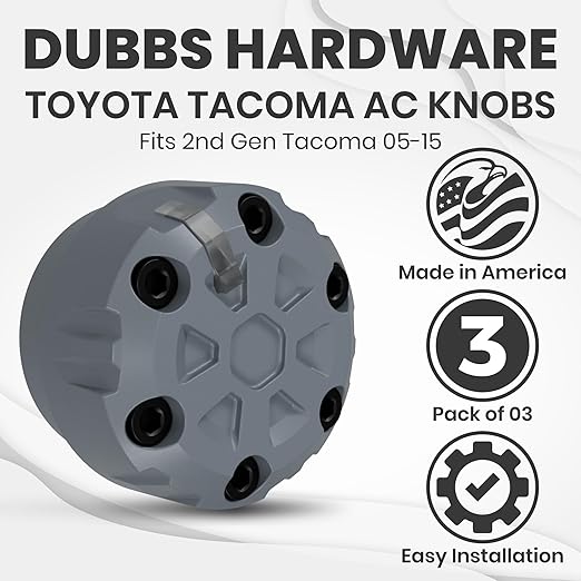2nd Gen Tacoma Accessories AC Knob Upgrade - Image 3