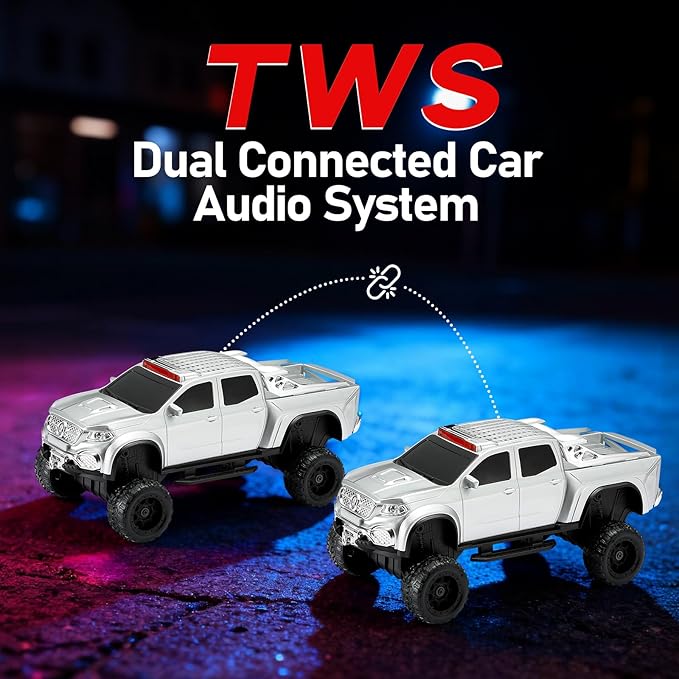 WSTER WS-X65 Pickup Truck Replica Bluetooth Speaker – HD Sound, FM Radio - Image 5