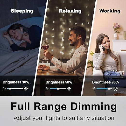 BESTTEN 10 Pack Dimmer Light Switch, Single-Pole or 3-Way Dimmer Switches - Image 6