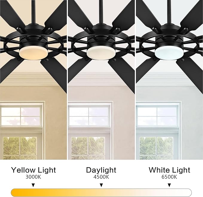 ELEHINSER 72 Inch Ceiling Fan - Image 6