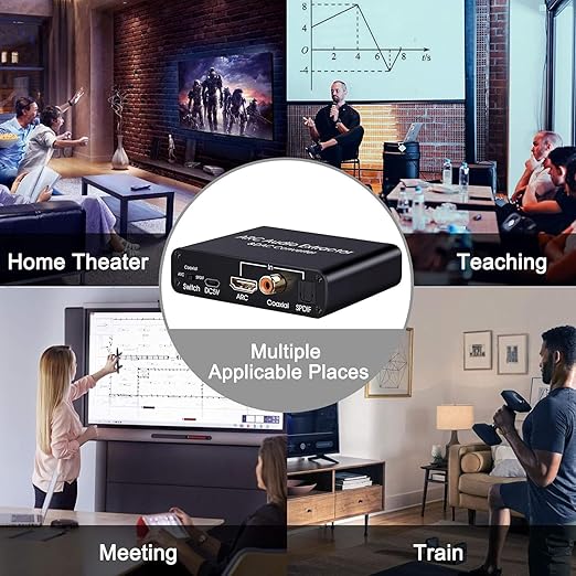 HDMI ARC Audio Extractor 192KHz Digital to Analog Audio Converter HDMI ARC - Image 6