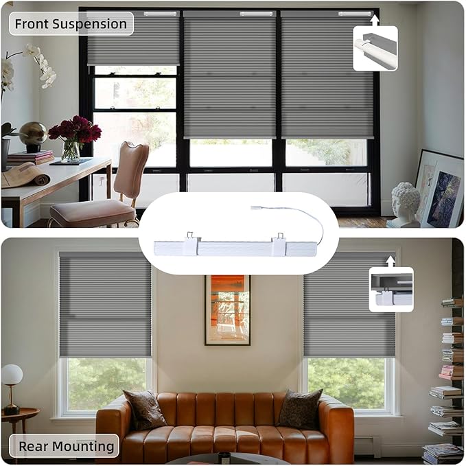 SmartWings Motorized Cellular Shades, Honeycomb Blinds Compatible - Image 8