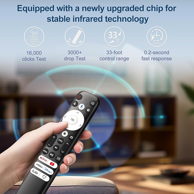 Voice for Hisense-Google-TV-Remote Control Replacement for All Hisense - Image 8