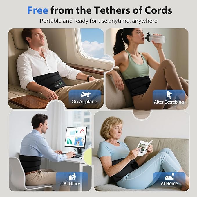 Lower Back Massager with Heat, Heating Pad - Image 6