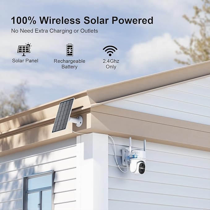 HOSAFE.COM Home Security Cameras Wireless Outdoor, Outdoor Camera Wireless WiFi - Image 2