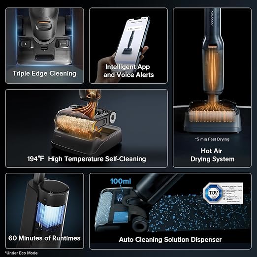 roborock F25 ACE Combo Wet Dry Vacuum Cleaner, 5-in-1 Cordless Stick Vacuum Mop - Image 7