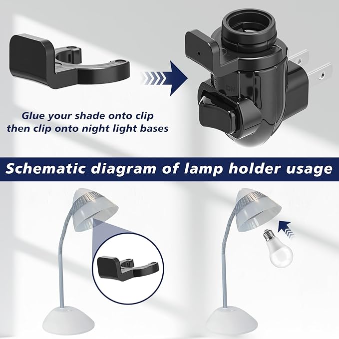 Tuanse 80 Sets Plug in Night Light Module Night Light Base - Image 5