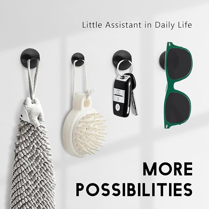 SmiLife Black Cable Clips 9 PCS, Adhesive Cable Organizer Phone Charging Cord - Image 8