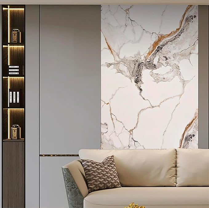 Dundee Deco Faux Marble Wall Panels - 2 ft X 4 ft - Glossy - Image 4