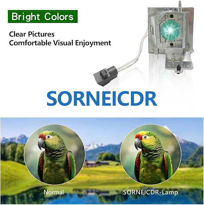 SORNEICDR Replacement Projector Lamp Bulb NP36LP BL-FP190E/FP190D MC.JH111.001 - Image 3