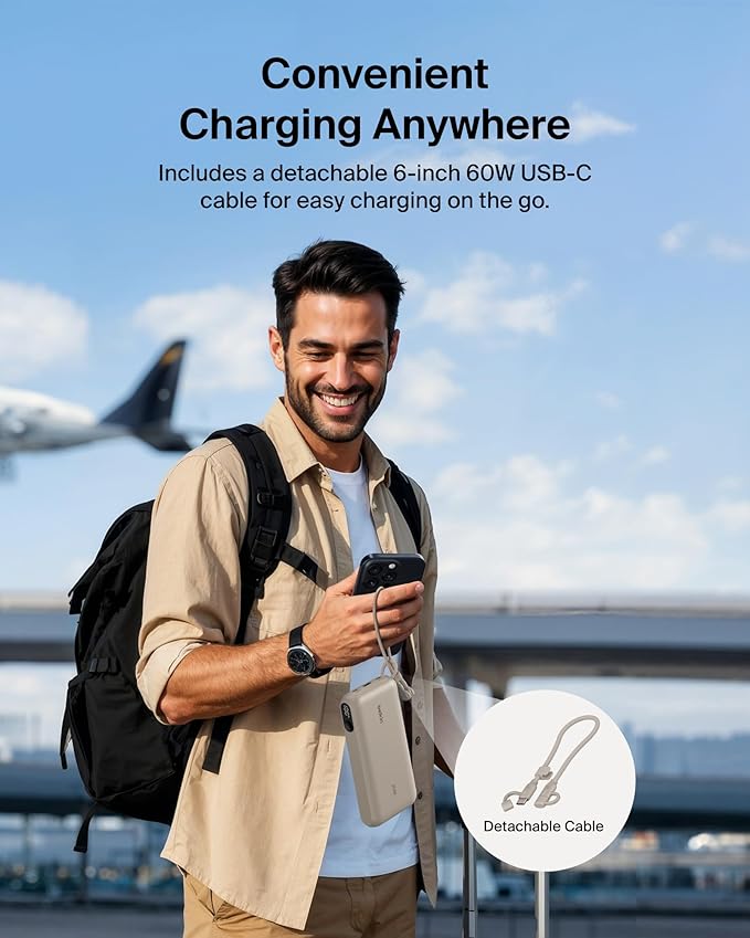 Belkin Portable Charger, USB-C Power Bank 20, 000mAh w/ 2X USB-C Ports & 1x A - Image 5