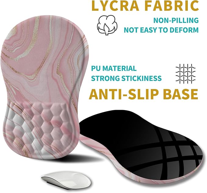 Hokafenle Ergonomic Mouse Pad Wrist Support, Wrist Rest Mousepad - Image 5