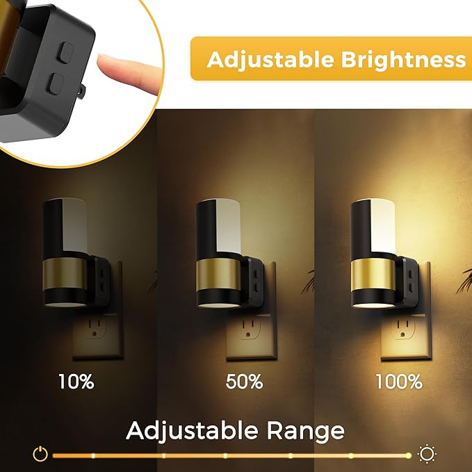 L LOHAS LED Night Lights Plug into Wall, 2 Pack, Plug in Night Light, Soft - Image 3