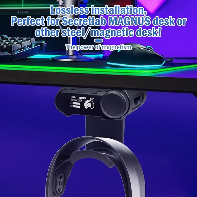 FSNIWEKO Under Desk Headphone Hanger Stand - Image 5