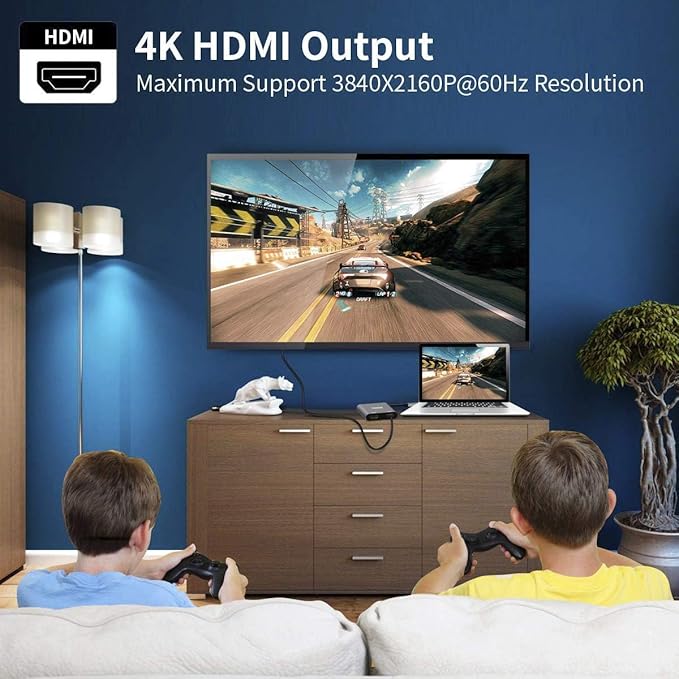 Selore&S-Global USB C to Dual HDMI Adapter 4K @60hz, Type C to HDMI Converter - Image 5