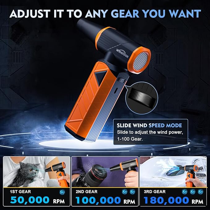 WHATOOK Updated Compressed Air Duster: Air Blower - Image 5