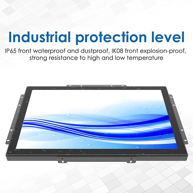 21.5 Inch Open Frame LCD Display Touch Screen Monitor HDMI VGA DVI Inputs 1000 - Image 3