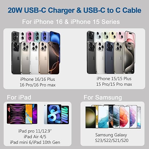 iPhone 16 15 Charger Fast Charging, iPad Air/Pro - Image 7