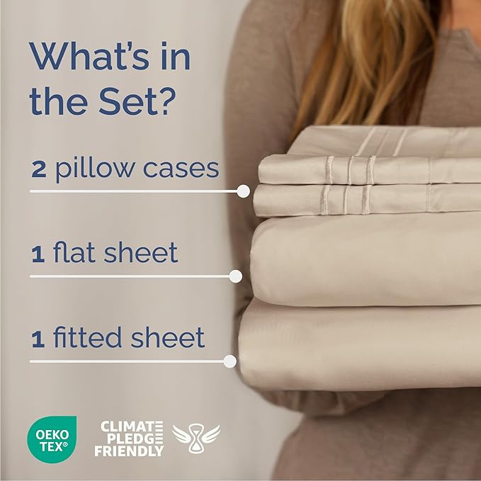 Cal King Size 4 Piece Sheet Set - Image 2