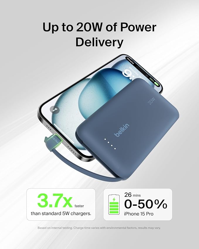 Belkin Portable Charger, Portable Power Bank - Image 5