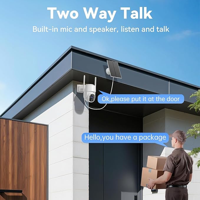 Noaheye Solar Security Cameras Wireless Outdoor, 5G&2.4GHz Cameras - Image 7