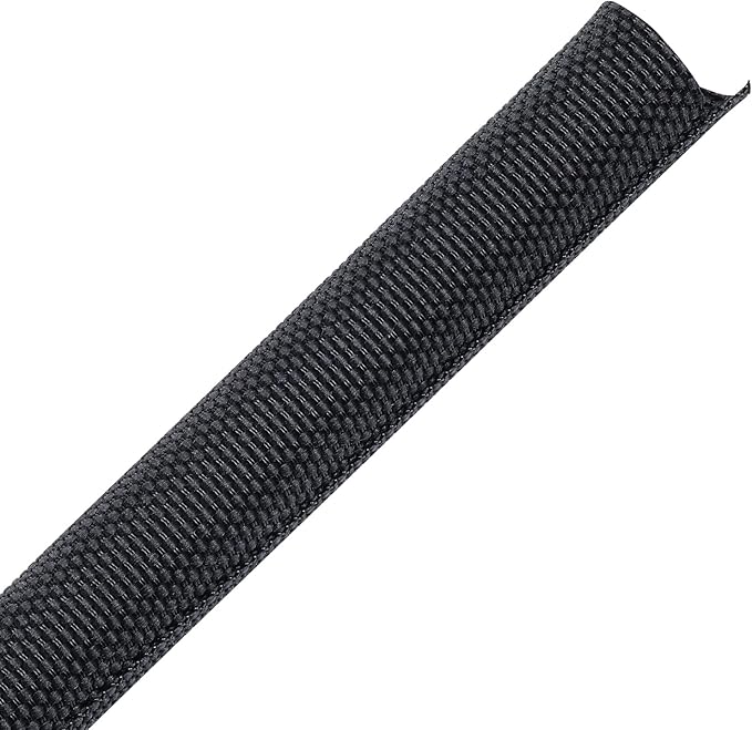 Sonoreboom Braided Wire Loom Black Split Sleeving Mesh Woven by Sunnarepoon
