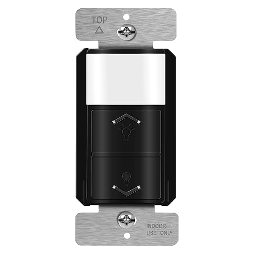 TOPGREENER Motion Sensor Light Switch Dimmer, Electronic Dimmer by TOPGREENER