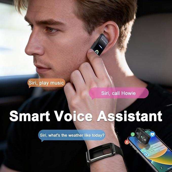 2-in-1 Smart Health Band with Built-in Bluetooth Earbuds, Fitness & Activity - Image 7