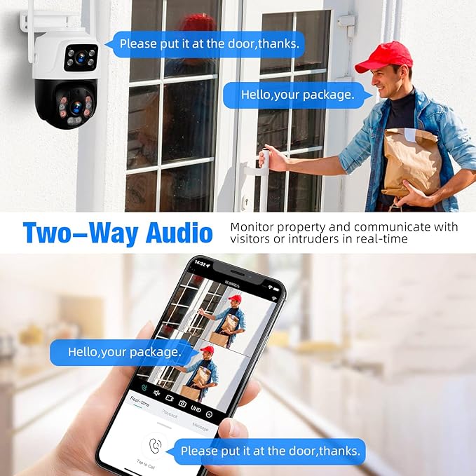 Fuers Wireless WiFi Security Camera System, 8CH HD NVR Kit, Night Vision - Image 4