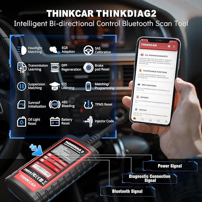 Thinkdiag2 All System Bidirectional OBD2 Diagnostic Scanner - Image 5