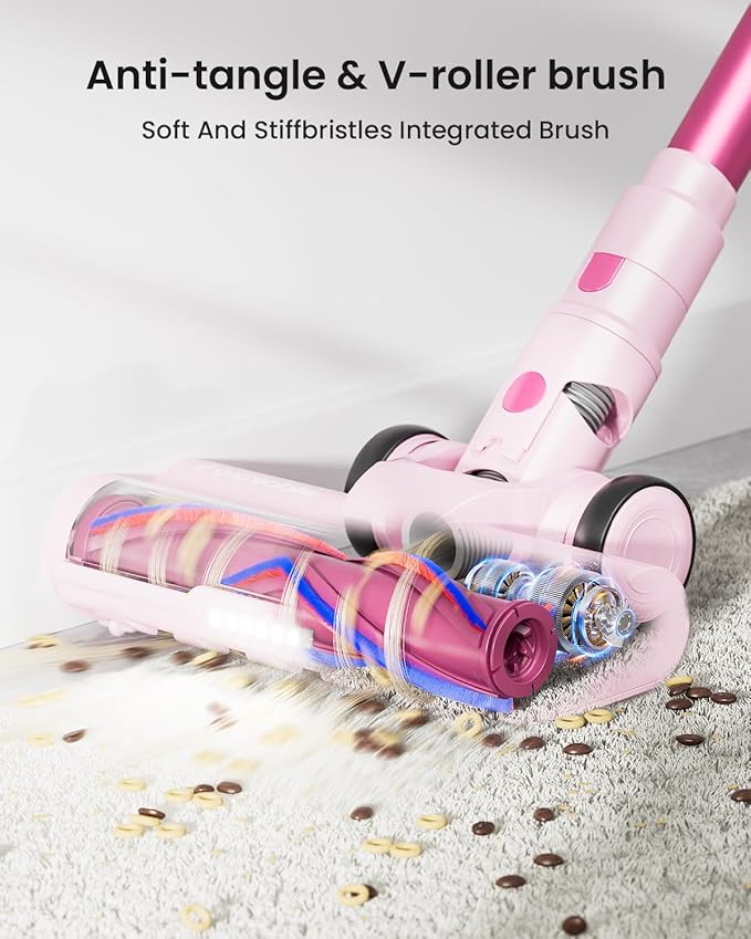 Cordless Vacuum Cleaner, 55KPa 650W 65Mins Vacuum Cleaners - Image 6