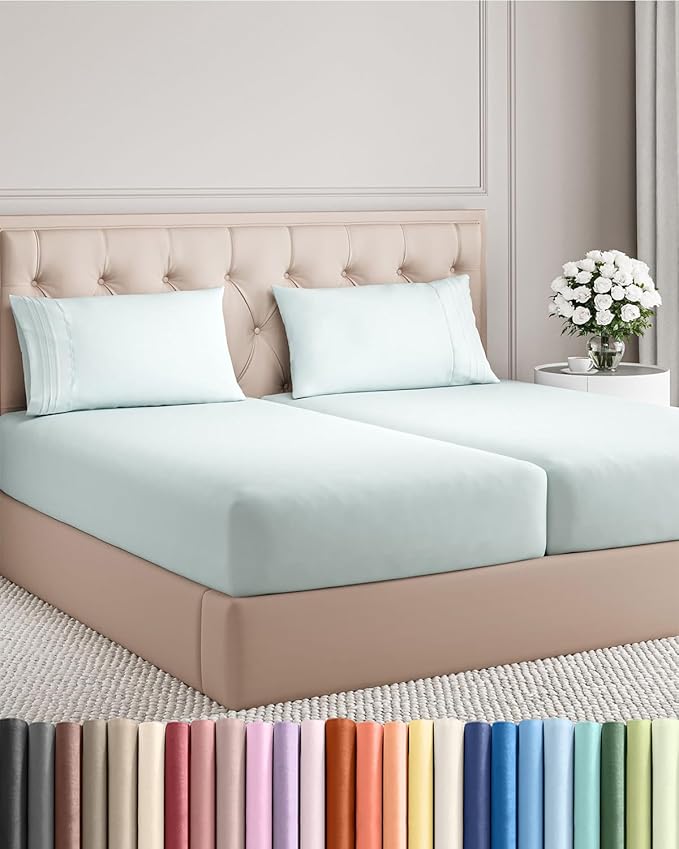 Split King Size 5 Piece Sheet Set by CGKUnlimited