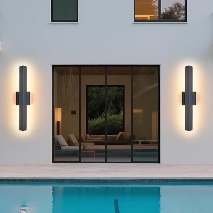 Tarentlight Modern Outdoor Porch Light Patio Lamp in 20W 3000K Integrated LED - Image 3