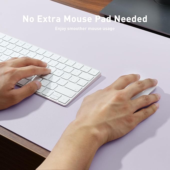 Aothia Large PU Leather Desk Pad Protector – Non-Slip Mouse Pad & Writing Mat - Image 3