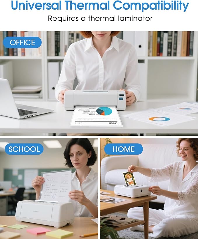 KTRIO 300 Pack Laminating Sheets 5 Mil, Hold 8.5 x 11 Inches Laminate Sheets - Image 6