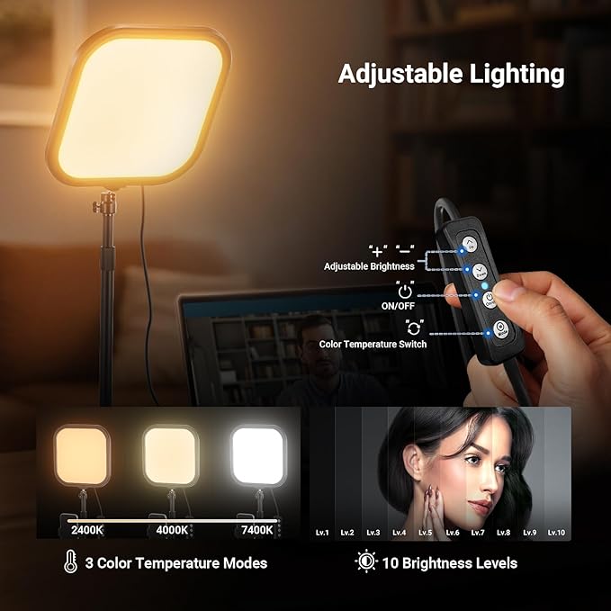 NEEWER Basics 10.8" Video Conference Lighting - Image 4