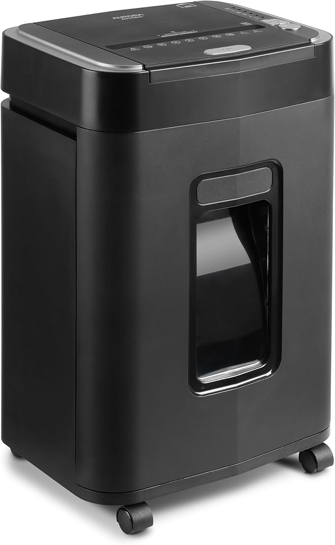 Aurora Professional Grade 150-Sheet Auto Feed Micro-Cut Paper and Credit Card - Image 8