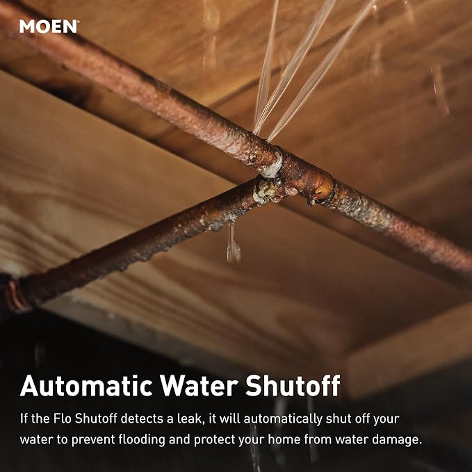 Moen Flo Smart Water Monitor and Automatic Shutoff Sensor, Wi-Fi Connected - Image 26