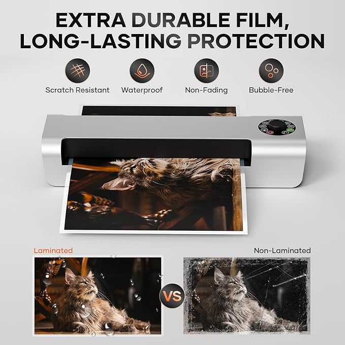 Crenova A3 Commercial Laminator Machine, 13 Inch 4-Roll Laminating Machine - Image 7
