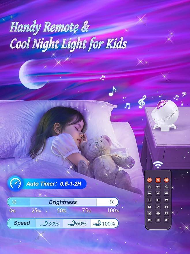 Northern Lights Projector, 300+Lighting Modes Galaxy Projector - Image 9