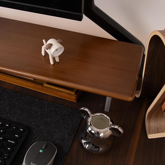 ROCDEER Bamboo Monitor Stand Riser - Image 3