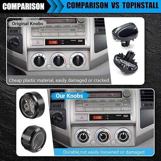 Xomzema 3Pcs Upgraded Control Switch Knob - Image 2