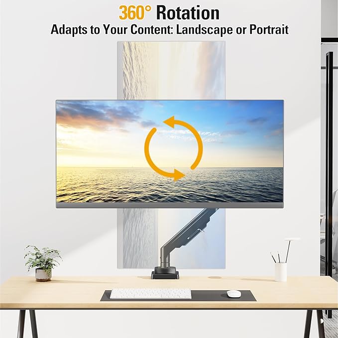 DreamAxis Heavy Duty Single Monitor Arm - Image 6