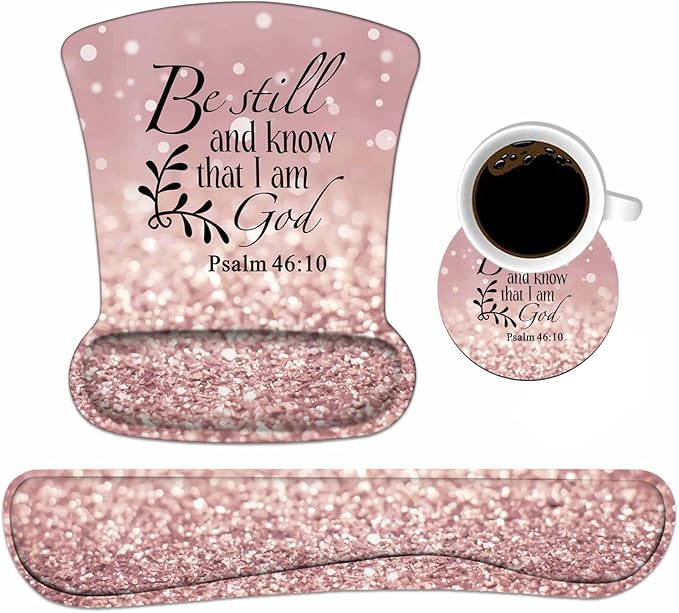 Keyboard Wrist Rest and Mouse Pad Wrist Support Set by Unknown